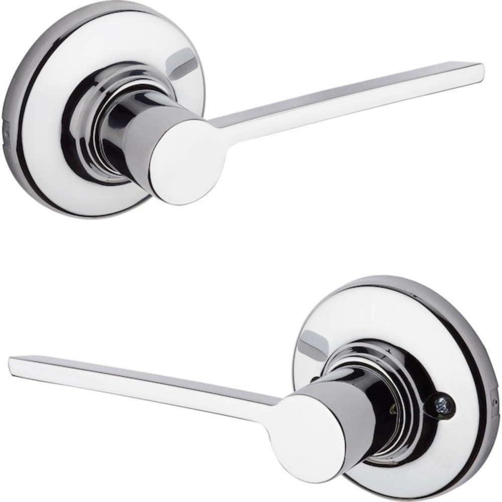 Set of 3 - Kwikset Ladera Polished Chrome Door Handles